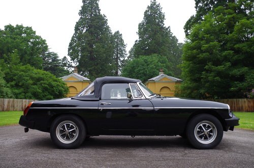 1981 MG MGB Roadster very low mileage, one previous owner SÅLD