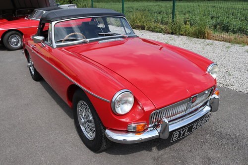 1970 MGB Roadster, Heritage Shell. Only 4800 miles SOLD