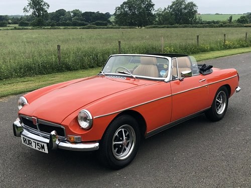 1973 MG MGB Roadster Manual with Overdrive SOLD