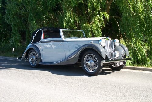 1938 MG VA TICKFORD COUPE For Sale