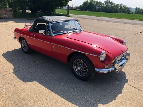 1970 MGB Roadster, 6,470 miles, Online Auction For Sale