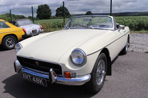1970 MGB HERITAGE SHELL in Old english white SOLD