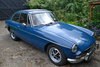 MG B GT 1974 - to be auctioned 27-07-18 For Sale by Auction
