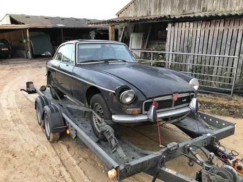 Factory MGB GT V8 project  SOLD