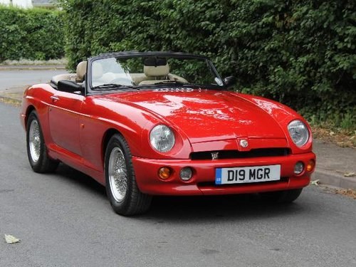 1963 MG RV8, 1 of 15 Flame Red, 29k miles FSH, UK car, immaculate VENDUTO