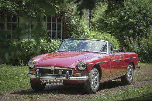 1973 MGB Roadster on The Market For Sale by Auction