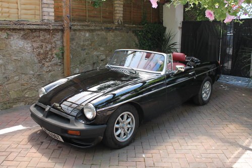 MGB CONVERTIBLE , 1979 , I PREVIOUS OWNER , 86,000 MILES SOLD