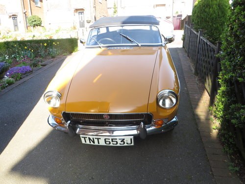 1971 MGB Roadster 1800cc in Excellent Condition For Sale