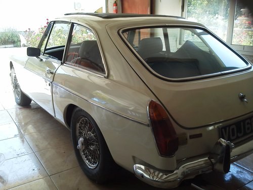 MGB GT 1970 WHITE VENDUTO