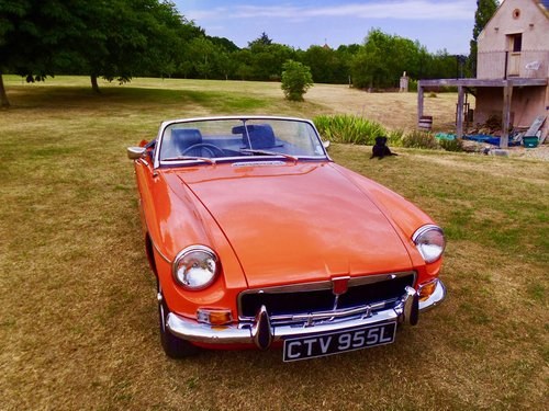 MGB roadster 1972 60,000 miles SOLD
