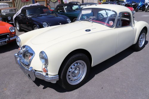 1961 MGA 1600 MK2 Coupe, Rare Home market car SOLD
