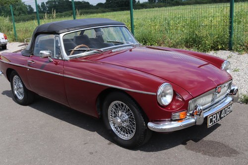 1973 MGB Roadster, Heritage shell, total rebuild, 6 in stock SOLD