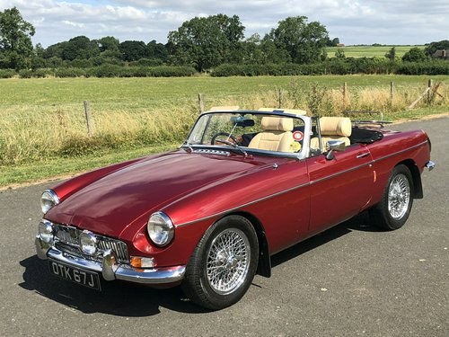 1971 MGB Roadster Manual Overdrive SOLD