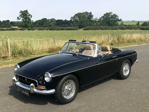 1970 MGB Roadster 1800 Manual with Overdrive SOLD