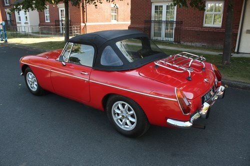 1972 MGB Roadster - Flame Red, MOT'd Running Resto Project SOLD