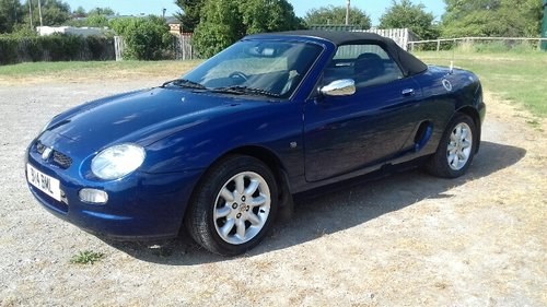 **AUGUST AUCTION ENTRY** 2001 MG F For Sale by Auction