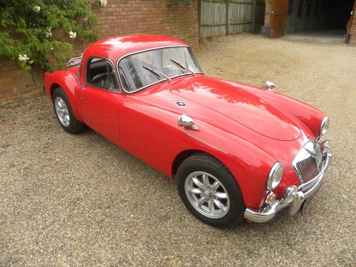 1960 MGA 1600 MK I COUPE.5 Speed gearbox. For Sale