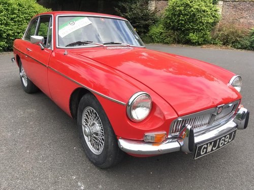 **AUGUST AUCTION ENTRY** 1970 MGB GT For Sale by Auction