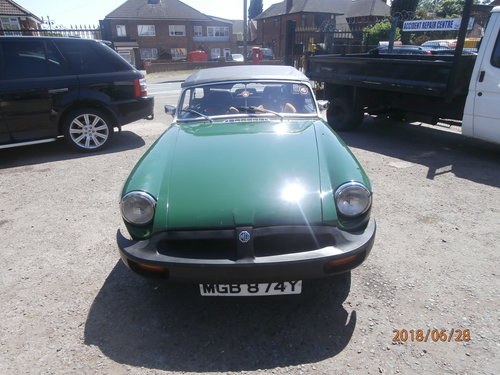 1982 mgb roadster For Sale