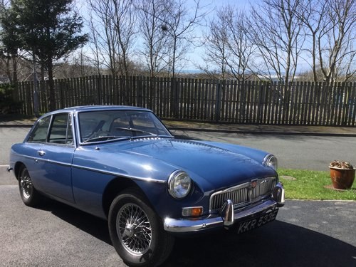 Mark 1 1967 MGB GT in Mineral Blue SOLD