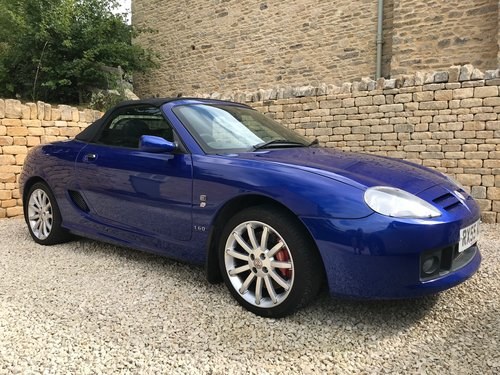 2005 MG TF 160 very low mileage and rare colour SOLD