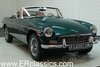 MGB cabriolet 1976 Overdrive, chrome wire wheels For Sale