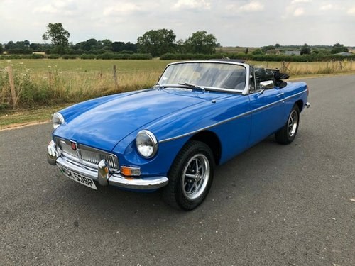 1975 MGB Roadster Manual with Overdrive VENDUTO