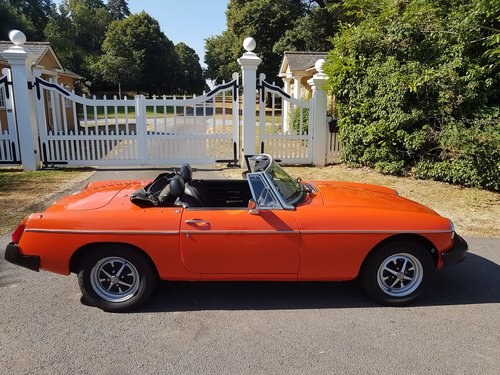 1978 MG MGB Roadster - very low mileage SOLD