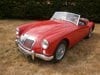 MG A  ROADSTER, 1956 UK CAR SOLD