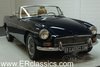MG B cabriolet 1963 Midnight Blue, overdrive For Sale