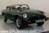 MG B cabriolet 1978 very special history For Sale