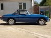 MG B Roadster, 1974, Teal Blue SOLD