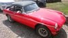 1973 MGB Roadster Works Recreation Project In vendita