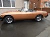 1982 MGB LE Roadster For Sale