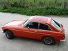 1975 MGB GT V8 factory version In vendita