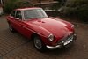 1972 MGB GT - Red, Chrome Wires - older professional resto VENDUTO