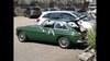1972 Classic MG B GT Green Chrome Bumper For Sale
