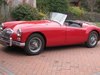 1960 MGA roadster 1600cc Chariot red In vendita