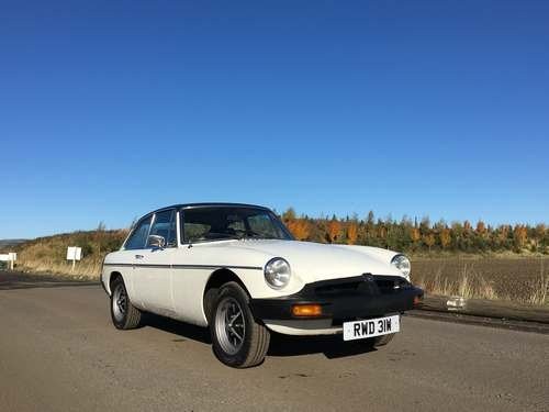 1981 MG B GT at Morris Leslie Classic Auction 24th November For Sale by Auction