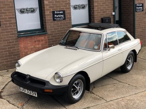 1980 MGB GT, 24000 miles from new, FSH SOLD