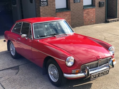 1972 MGB GT, Tartan Red, O/Drive, Wire wheels SOLD