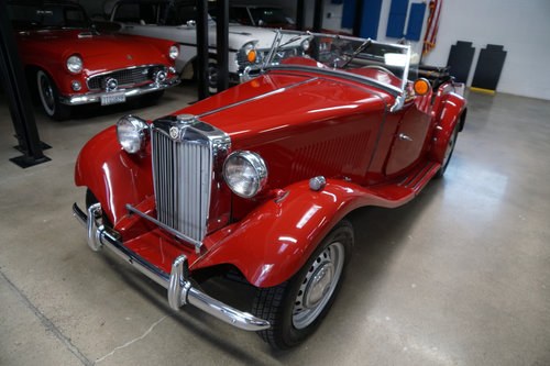1953 MG-TD Roadster with one CA owner since new! SOLD