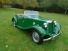 MG TD 1953 Matching Numbers Car  SOLD