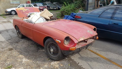 1971 LHD mg roadster American import unfinished project For Sale