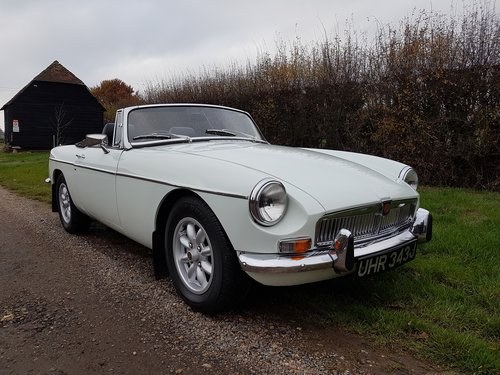 1971 MGB Roadster, Heritage Shell, 1950 cc SOLD