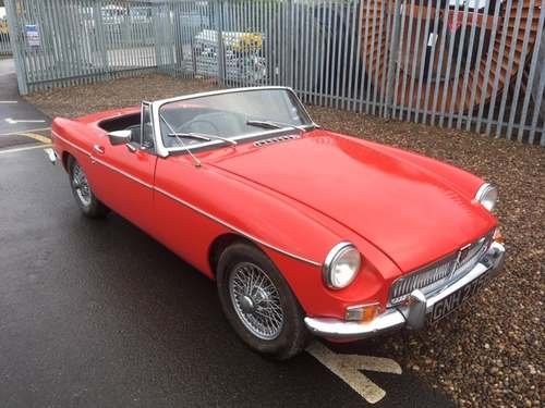 1964 MG B Roadster at Morris Leslie Auction 24th November For Sale by Auction