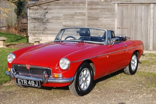 1971 MGB Roadster, Heritage Shell, Fast road/rally Spec SOLD