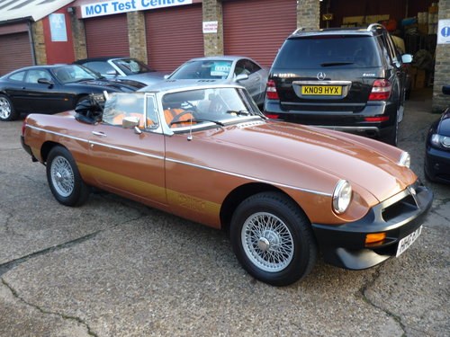 1981 MGB  ROADSTER  LE   NO. 39   ( YES 1,900 MILES ONLY ) For Sale