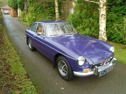 1974 MGB GT with Overdrive VENDUTO