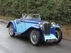1935 MG PA in Oxford & Cambridge Blue - 8k since 90's rebuild In vendita